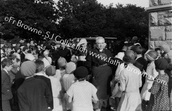 APOSTOLIC NUNCIS AT NENAGH LEAVING CHURCH